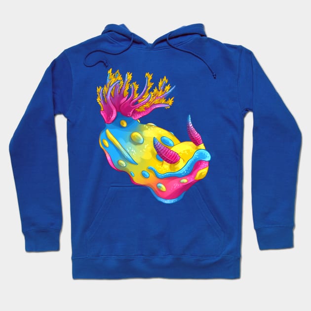 Pansexual Nudibranch Hoodie by candychameleon